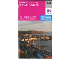 KNYGA Ordnance Survey Aberystwyth &amp; Machynlleth