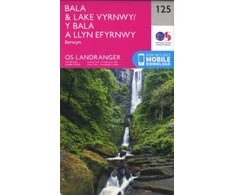 KNYGA Ordnance Survey Bala &amp; Lake Vyrnwy, Berwyn