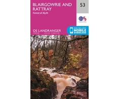 KNYGA Ordnance Survey Blairgowrie &amp; Forest of Alyth