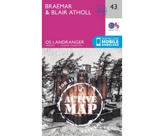 KNYGA Ordnance Survey Braemar &amp; Blair Atholl