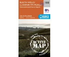 KNYGA Ordnance Survey Builth Wells, Painscastle and Talgarth