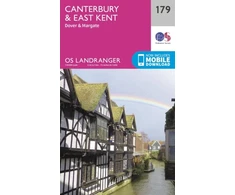 KNYGA Ordnance Survey Canterbury &amp; East Kent, Dover &amp; Margate