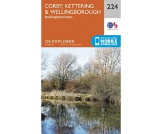 KNYGA Ordnance Survey Corby, Kettering and Wellingborough