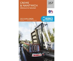KNYGA Ordnance Survey Crewe and Nantwich, Whitchurch and Tattenhall