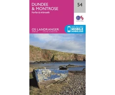 KNYGA Ordnance Survey Dundee &amp; Montrose, Forfar &amp; Arbroath