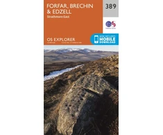 KNYGA Ordnance Survey Forfar, Brechin and Edzell