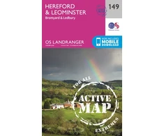 KNYGA Ordnance Survey Hereford &amp; Leominster, Bromyard &amp; Ledbury