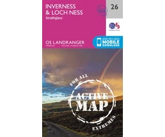 KNYGA Ordnance Survey Inverness &amp; Loch Ness, Strathglass