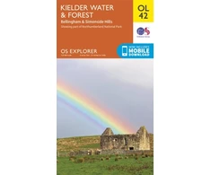 KNYGA Ordnance Survey Kielder Vanduo &amp; Forest, Bellingham &amp; Simonside Hills