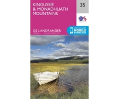 KNYGA Ordnance Survey Kingussie &amp; Monadhliath Mountains