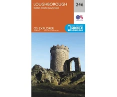 KNYGA Ordnance Survey Loughborough, Melton Mowbray and Syston