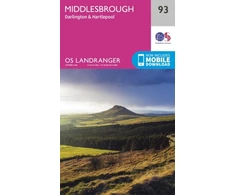 KNYGA Ordnance Survey Middlesbrough, Darlington &amp; Hartlepool
