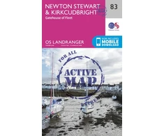 KNYGA Ordnance Survey Newton Stewart &amp; Kirkcudbright, Gatehouse of Fleet