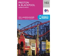 KNYGA Ordnance Survey Preston &amp; Blackpool, Lytham