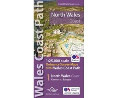 KNYGA Ordnance Survey Staff Great Britain North Wales Coast Path Map