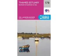 KNYGA Ordnance Survey Thames Estuary, Rochester &amp; Southend-on-Sea