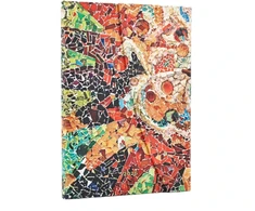 KNYGA paperblanks 2026 Gaudi's Sun (Gaudi’s Mosaics) Midi 12-month Vertical Hardcover Flexi Dayplanner 2026 (Wrap Closure)