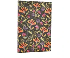 KNYGA paperblanks 2026 Wild Flowers (Playful Creations) Mini 18-month Horizontal Hardcover Flexi Dayplanner 2025-2026 (Elastic Band Closure)