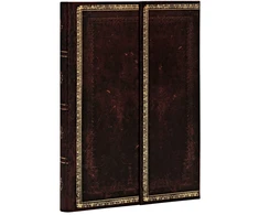 KNYGA Paperblanks Book Company Staff Juodas Moroccan (Old Leather Collection) Mini Lined Journal