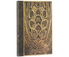 KNYGA paperblanks Chanin Rise (New York Deco) Midi Lined Hardback Journal (Elastic Band Closure)
