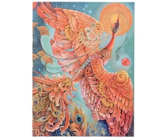 KNYGA paperblanks Firebird (Birds of Happiness) Ultra Unlined Hardback Journal (Elastic Band Closure)