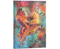 KNYGA paperblanks Humming Dragon (Android Jones Collection) Midi Unlined Hardcover Journal