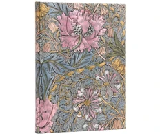 KNYGA paperblanks Morris Rožinė Honeysuckle (William Morris) Ultra Lined Hardcover Journal