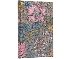 KNYGA paperblanks Morris Rožinė Honeysuckle (William Morris) Midi Lined Hardcover Journal