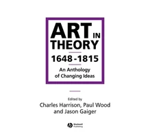 KNYGA Paul Wood Art in Theory 1648-1815