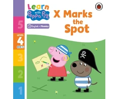 KNYGA Peppa Pig Learn with Peppa Phonics Level 4 Book 14 – X Marks the Spot (Phonics Reader)