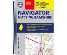 KNYGA Philips Maps Philip's Navigator Street Atlas Nottinghamshire