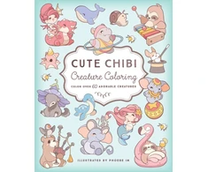 KNYGA Phoebe Im Cute Chibi Creature Coloring, Color over 60 Adorable Creatures
