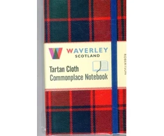 KNYGA POCKET 9CM X 14CM Waverley (M): Robertson Tartan Cloth Commonplace Pocket Notebook