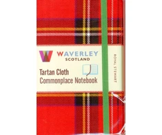 KNYGA POCKET 9CM X 14CM Waverley (M): Royal Stewart Tartan Cloth Commonplace Notebook