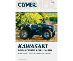 KNYGA Primedia Business Directories &amp; Books Kawasaki Bayou KLF300 2WD (1986-2004) &amp; 4WD (1989-2004) Service Repair Manual