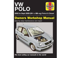 KNYGA R. M. Jex VW Polo Petrol &amp; Diesel (02 - Sept 09) Haynes Repair Manual
