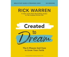 KNYGA Rick Warren Created to Dream Bible Study Guide plus Streaming Video