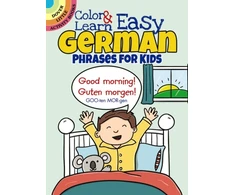 KNYGA Roz Fulcher Color &amp; Learn Easy German Phrases for Kids