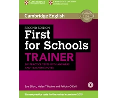 KNYGA Sarah Dymond First for Schools Trainer Six Practice Tests with Answers and Teachers Notes with Audio