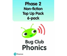 KNYGA Sarah Loader Bug Club Phonics Phase 2 Non-fiction Top Up Pack 6-pack (96 books)