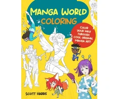KNYGA Scott Harris Manga World Coloring