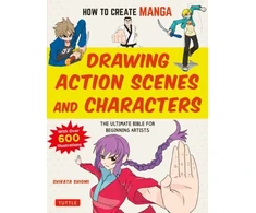 KNYGA Shikata Shiyomi How to Create Manga: Drawing Action Scenes and Characters