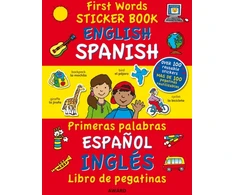 KNYGA Sophie Giles First Words Sticker Books: English/Spanish