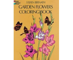 KNYGA Stefen Bernath Garden Flowers Coloring Book