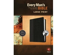KNYGA Stephen Arterburn NLT Every Man's Bible, Large Print, Juodas/Onyx, Indexed