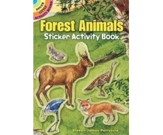 KNYGA Steven James Petruccio Forest Animals Sticker Activity Book