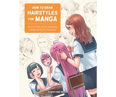 KNYGA Studio Hard Deluxe How to Draw Hairstyles for Manga