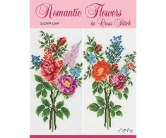 KNYGA Suzana Lima Romantic Flowers in Cross Stitch