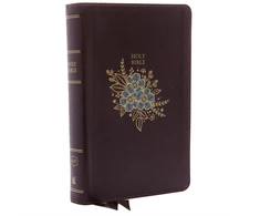 KNYGA Thomas Nelson KJV Holy Bible: Personal Size Giant Print with 43,000 Cross References, Deluxe Burgundy Leathersoft, Raudona Letter, Comfort Print: King James Version