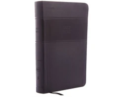 KNYGA Thomas Thomas Nelson KJV Holy Bible: Personal Size Giant Print with 43,000 Cross References, Juodas Leathersoft, Raudona Letter, Comfort Print: King James Version